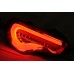 Subaru BRZ / Toyota 86 12-20 Red Clear Light Bar LED Tail Lamp